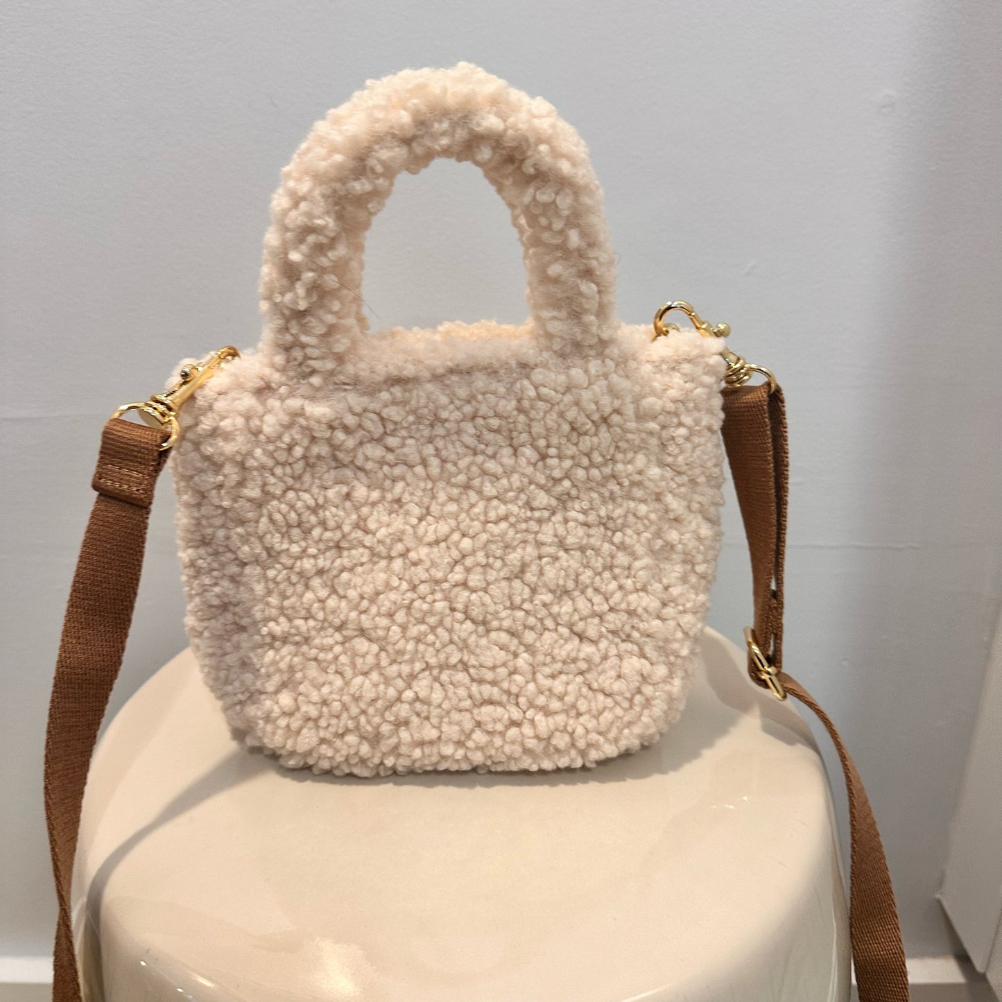 Ugg Fleece Crossbody Purse